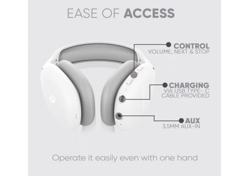 Sonicgear Airphone 6 BT slušalice, Crne