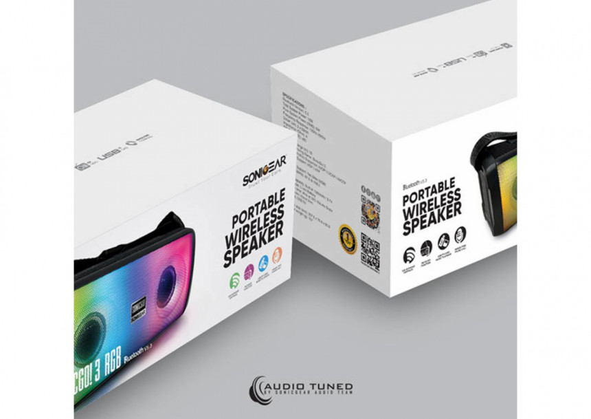 Sonicgear SONICGO! 3 RGB Portable Wireless Speaker Bluetooth