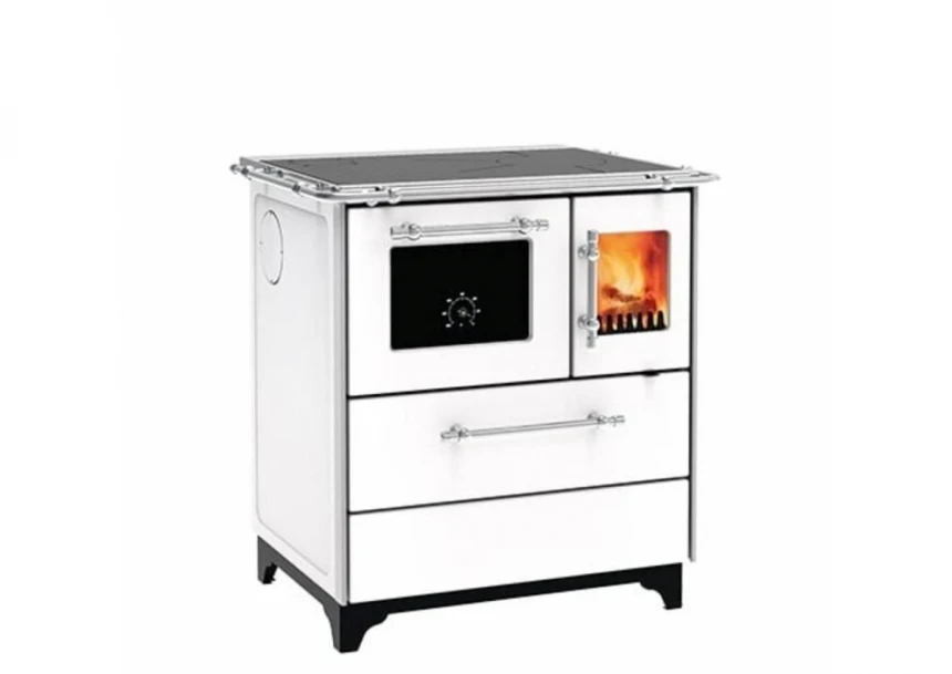 Šporet na čvrsto gorivo Alfa Plam 70 DONNA L ECO,beli, levi