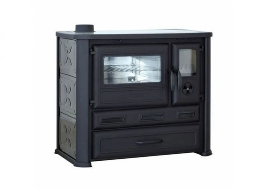 Šporet na čvrsto gorivo TimSistem Alma Mons Levi crni