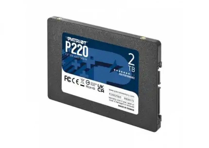 SSD 2.5 SATA3 2TB Patriot P220 550MBs/500MBs P220S2TB25