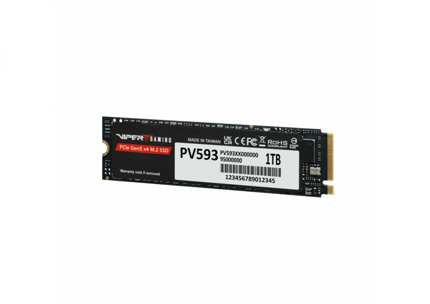 SSD M.2 NVMe 1TB Gen 5.0 Patriot PV593 14000MBs/13000MBs PV593P1TBM28H