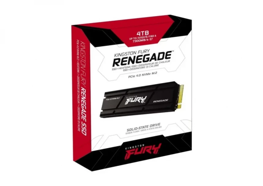 SSD M.2 NVMe 4TB Kingston FURY Renegade SFYRDK/4000G 7300MBs/7000MBs