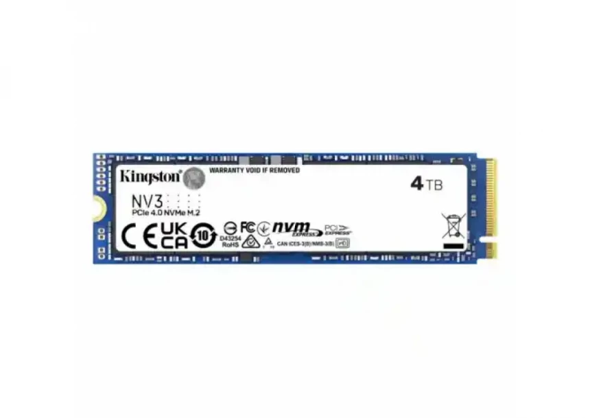 SSD M.2 NVME 4TB Kingston SNV3S/4000G 60...