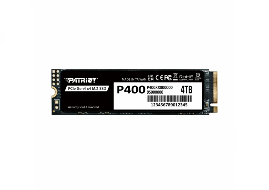 SSD M.2 NVMe 4TB Patriot 7000MBS/4800MBS P400LP4KGM28H