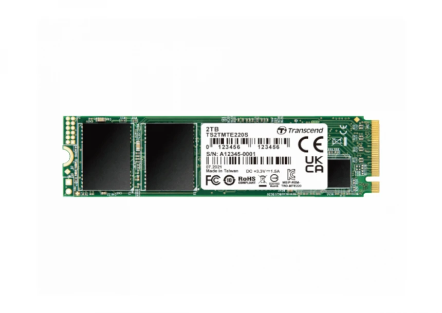 SSD TRANSCEND 2TB/interni/M.2/NVMe/crna