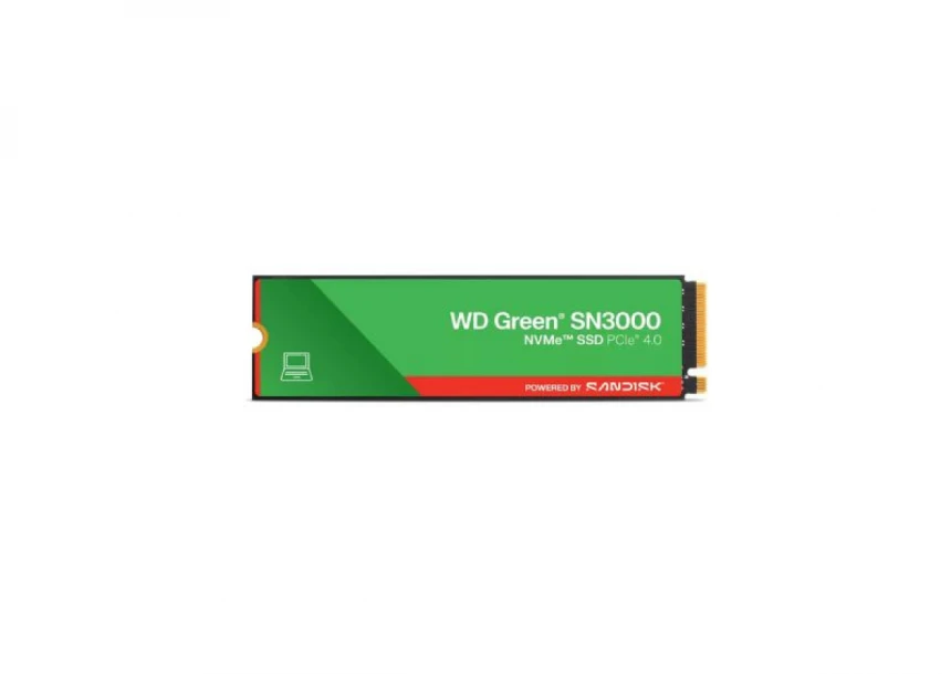 SSD WD 500GB M.2 SN3000 WDS500G4G0E-00CPS0