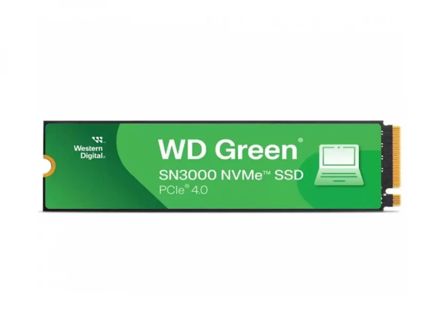 SSD WD SN3000 500GB/M.2 NVMe/green