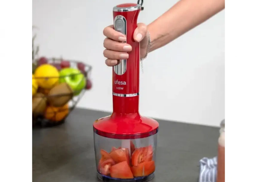Štapni mikser Ufesa BP3443 Rouge/crveni/snaga 600W/4 nastavka
