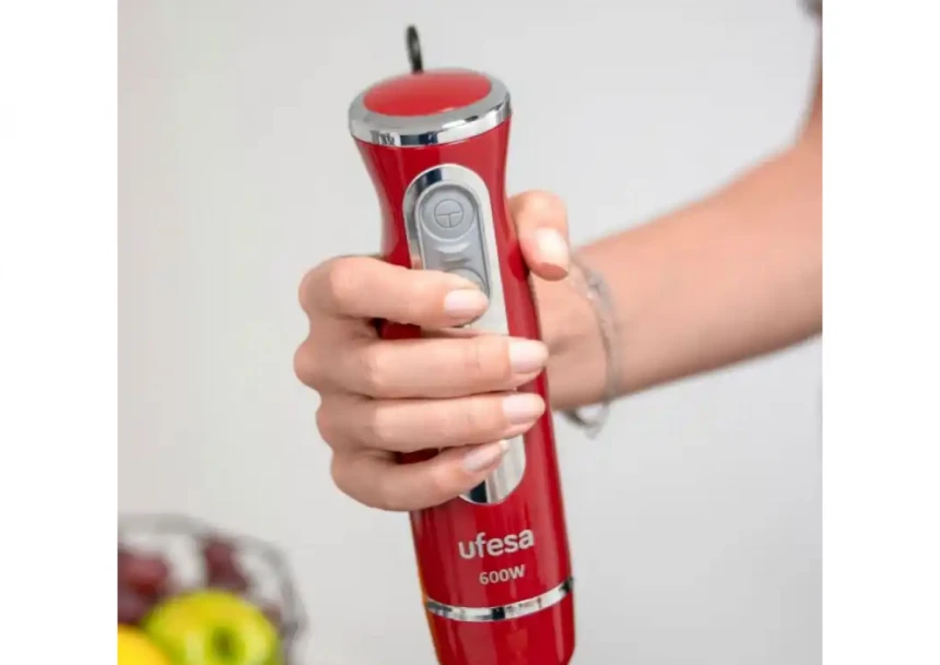 Štapni mikser Ufesa BP3443 Rouge/crveni/snaga 600W/4 nastavka