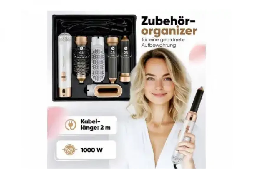 Stayler za kosu PROFI CARE 4 u 1 PC-HAS3132 B/R beli/roze 1000W