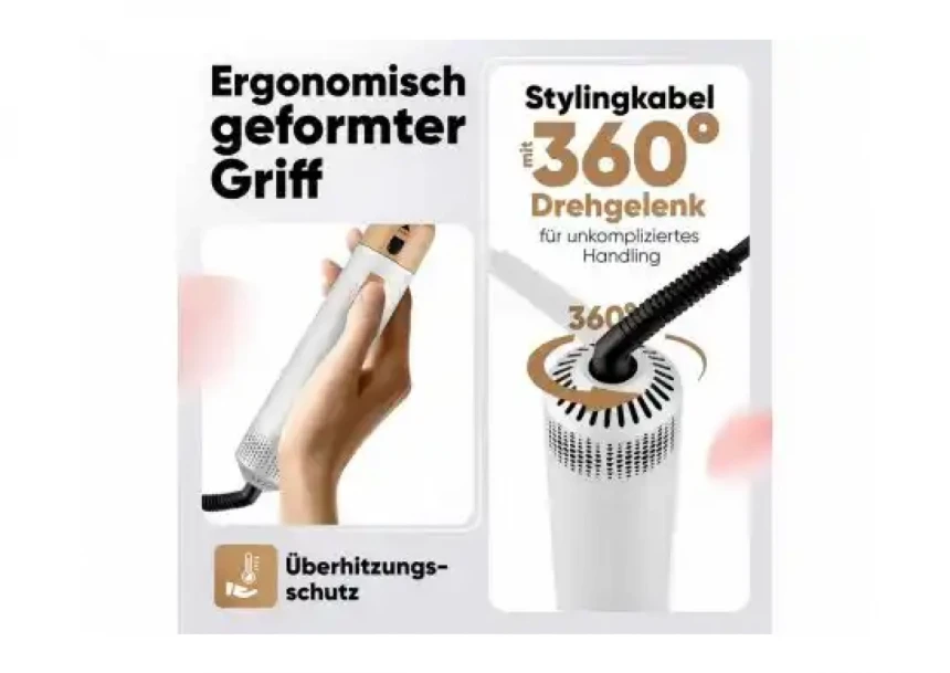 Stayler za kosu PROFI CARE 4 u 1 PC-HAS3132 B/R beli/roze 1000W