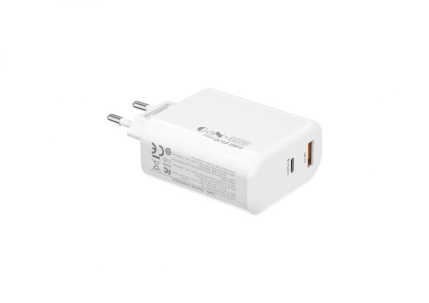 Strujni adapter S-link SL-EC68 45W PD30W/QC 18W USB-A/USB-C Brzo punjenje