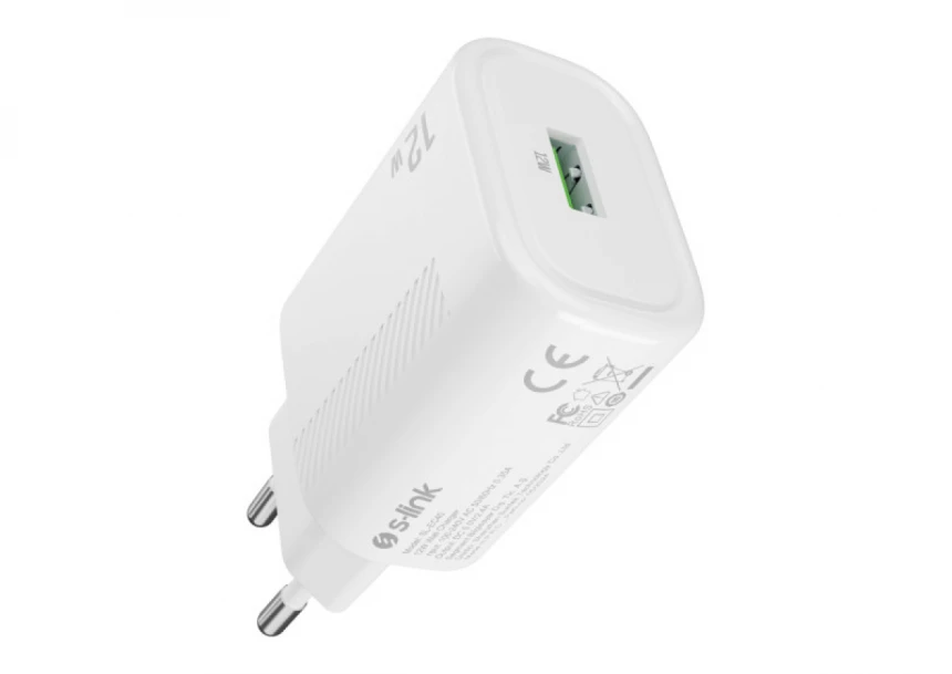 Struni adapter S-link SL-EC40 5V/12W 2400MA Beli