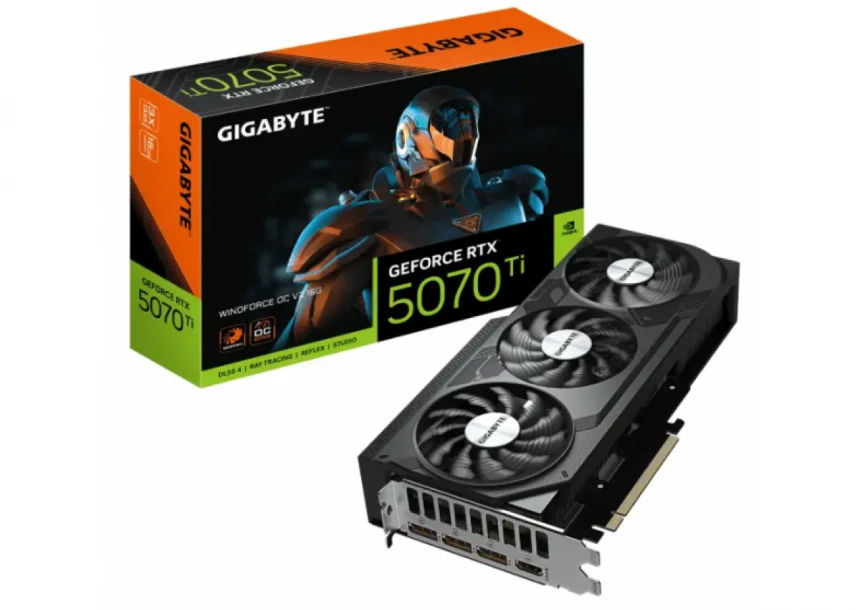 SVGA Gigabyte RTX 5070-Ti WINDFORCE 3 OC...