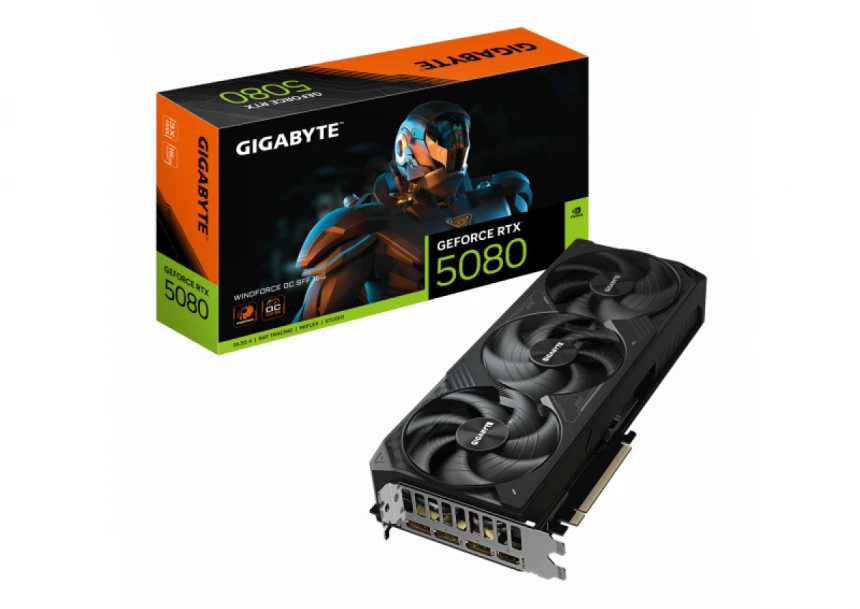 SVGA Gigabyte RTX 5080 WindForce3 OC 16G...