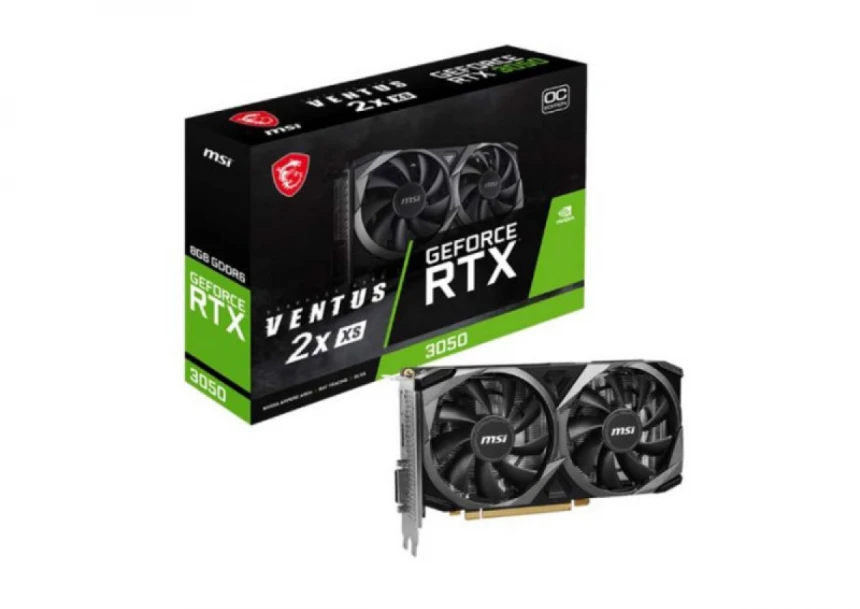 SVGA MSI Geforce RTX3050 Ventus 2X XS 8G...
