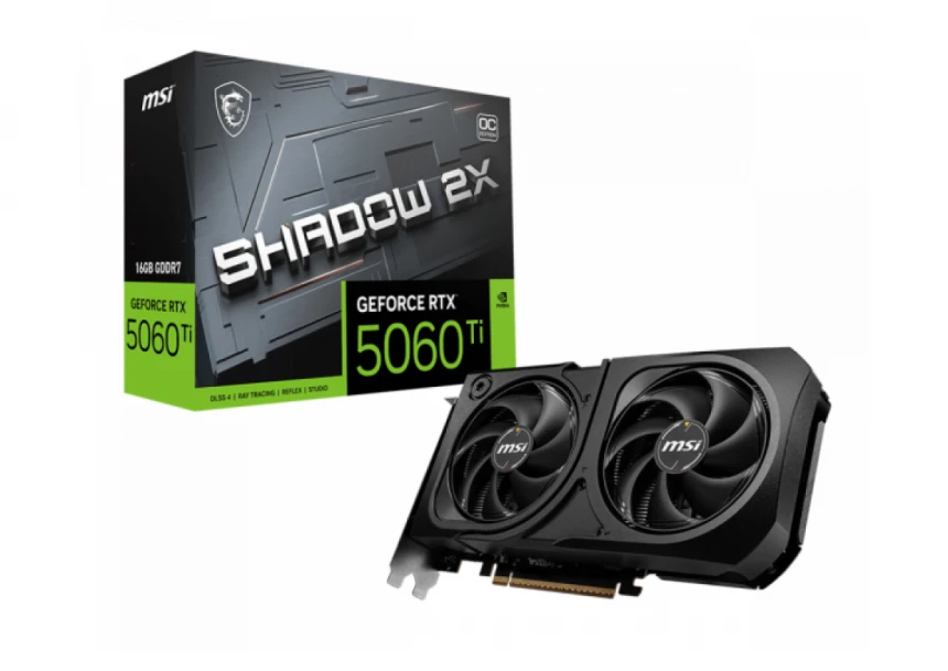 SVGA MSI RTX5060Ti Shadow 2X OC PLUS 16G...