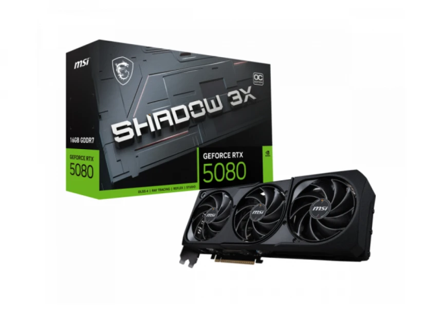 SVGA MSI RTX5080 Shadow 3X OC 16GB GDDR7...