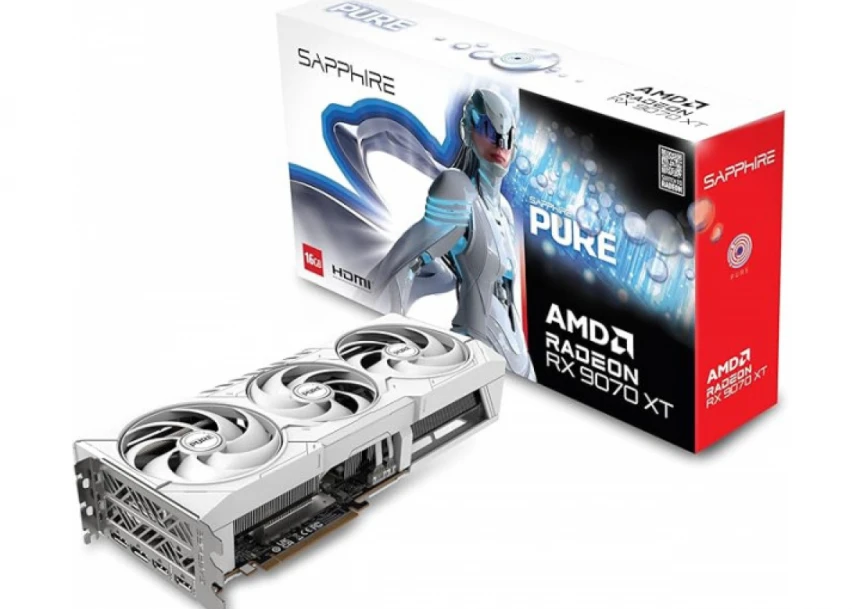 SVGA Sapphire Radeon RX 9070 XT PURE 16GB 2x HDMI/2x DP/11348-02-20G