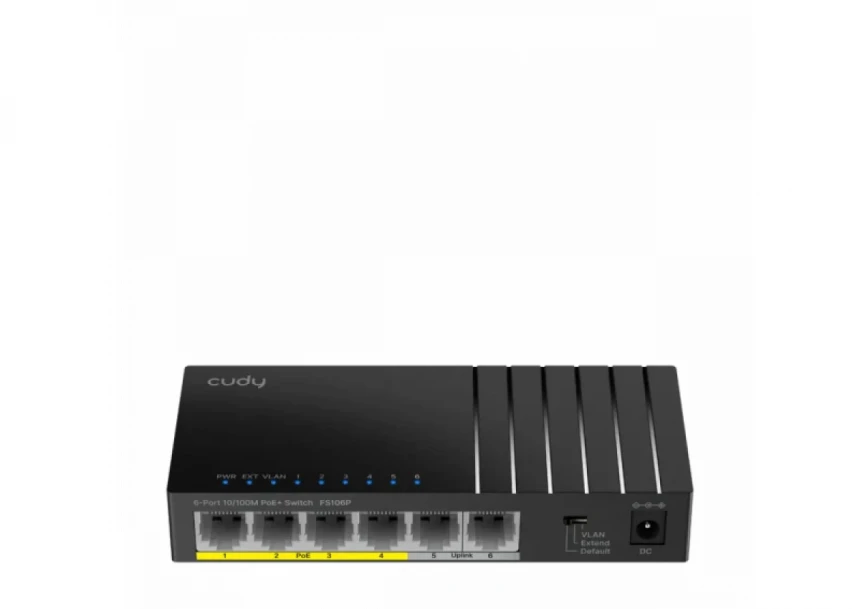 Svič 10/100 6-port Cudy FS106P PoE+/36W/...
