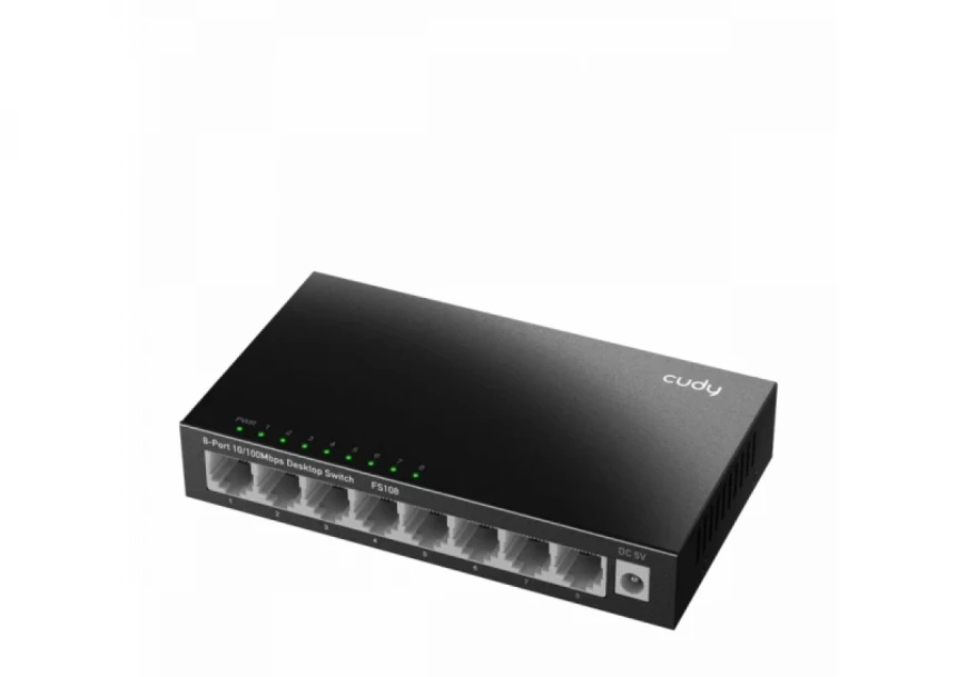 Svič 10/100 8-port Cudy FS108/ Metalno kučište