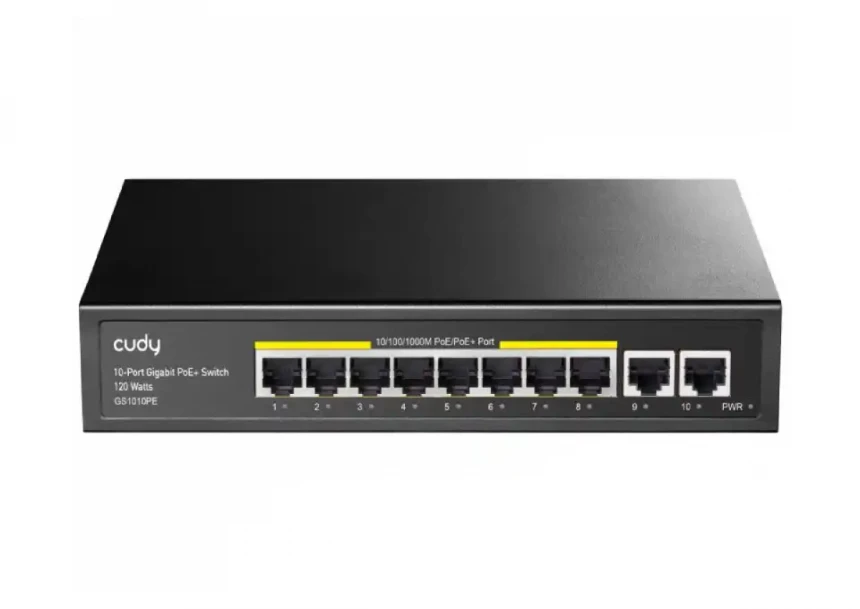 Svič 10/100/1000 10-port Cudy GS1010PE