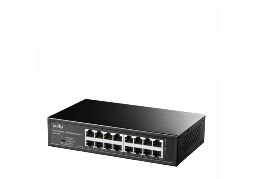 Svič 10/100/1000 16-port Cudy GS1016E Light Managed
