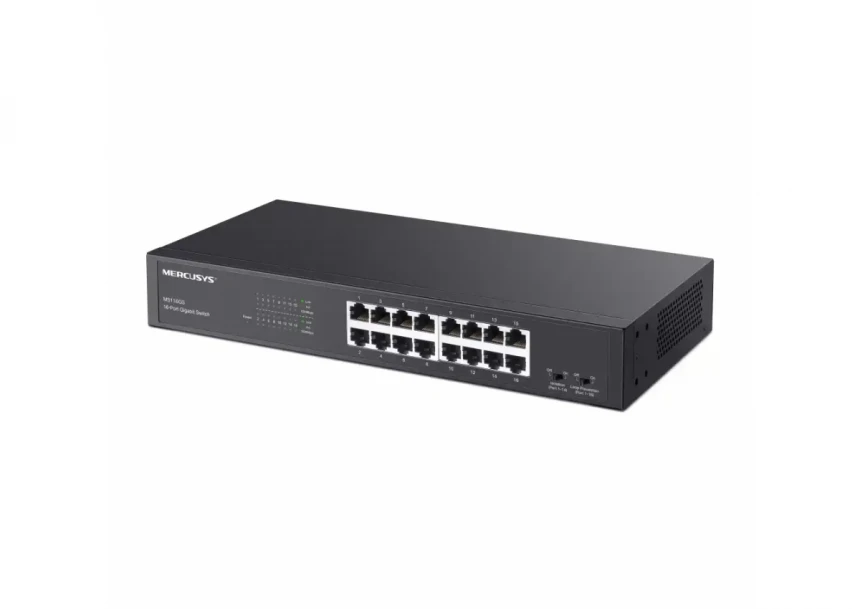 Svič 10/100/1000 16-port Mercusys MS116GS/Rackmount