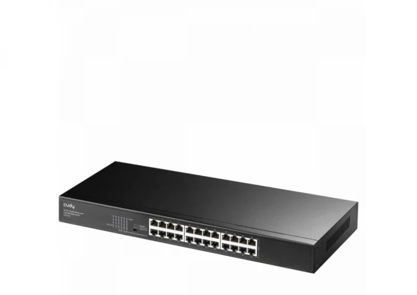 Svič 10/100/1000 24-port Cudy GS1024E Rackmount Light Managed