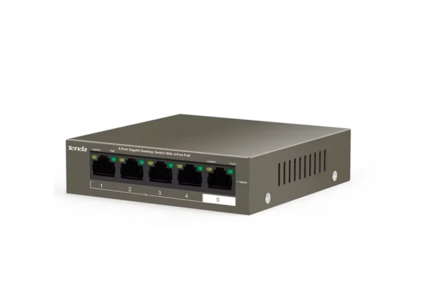 Svič 10/100/1000 5-port TEG1105P-4/4 PoE Port/63W