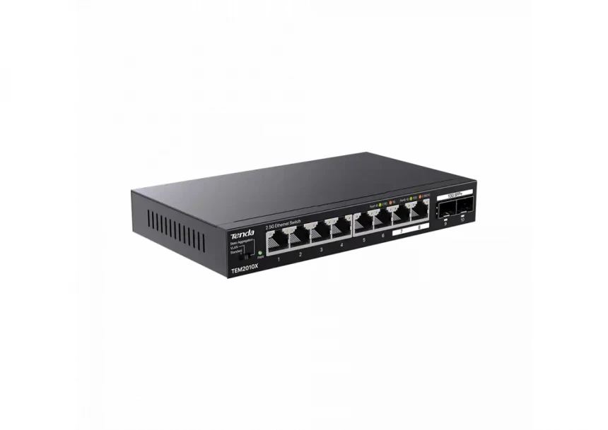 Svič 2.5Gbps 8-port Tenda TEM2010X Metal case/2x10G SFP+
