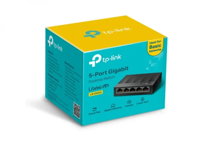 Switch TP-Link LS1005G 5-port 10/100/1000 UN/5.40