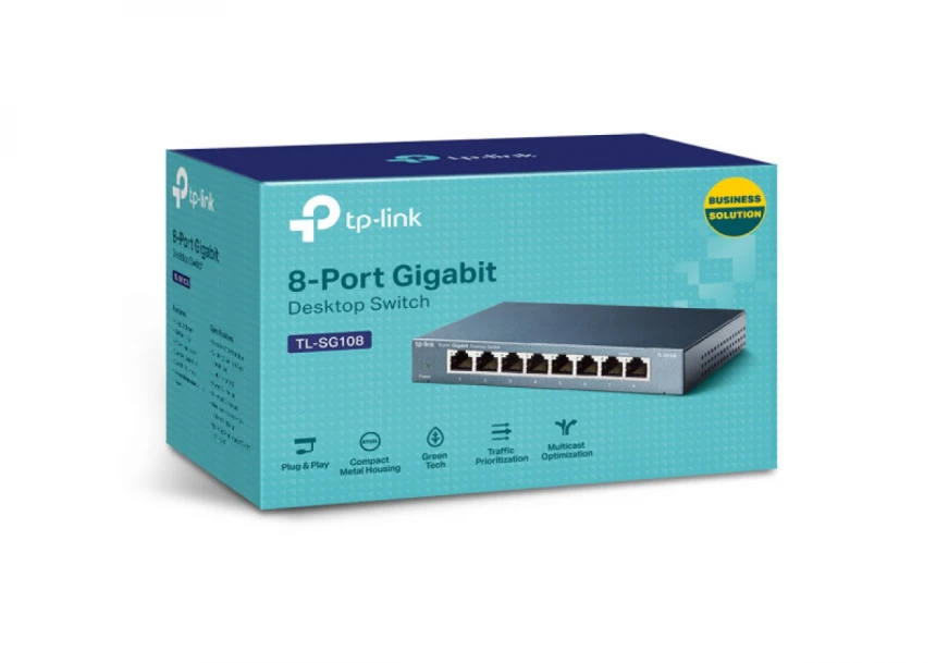 Switch TP-LINK TL-SG108 Gigabit 10/100/1000Mbps