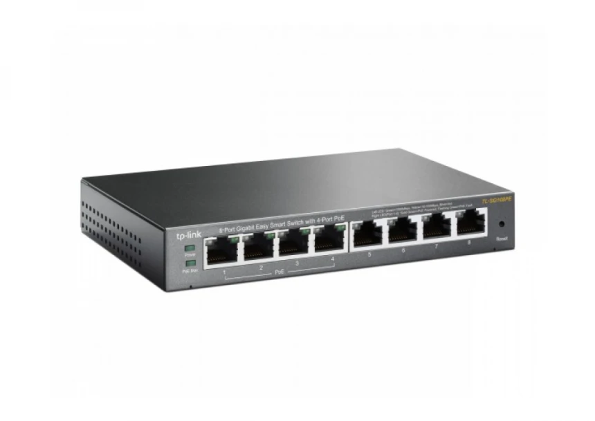 Switch TP Link TL-SG108PE 8-port 10/100/1000/4PoE/Metal