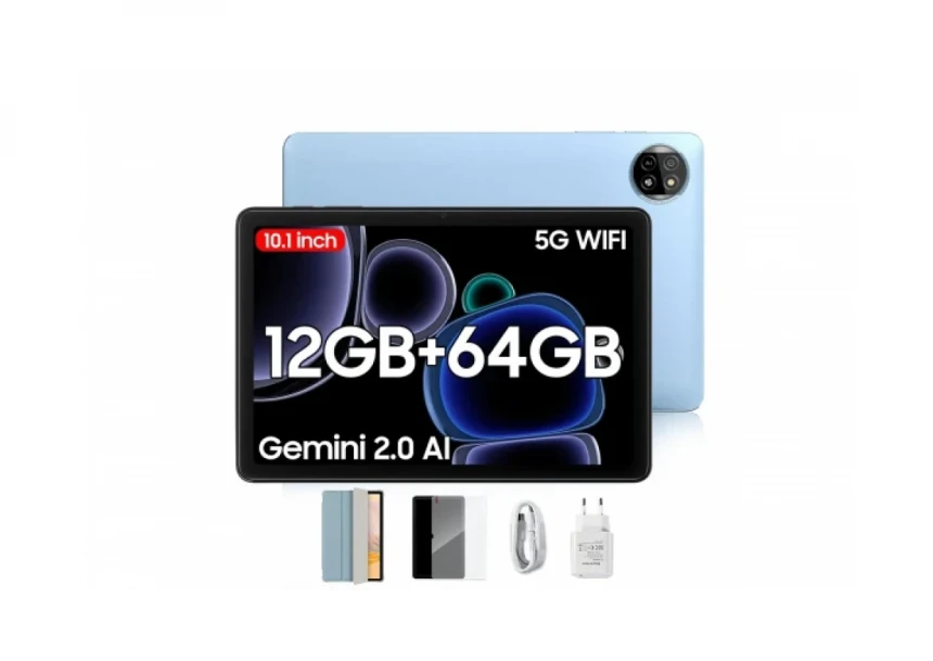 Tablet 10.1 Blackview Tab 20 Wifi 800x1280 HD+ IPS/4GB/64GB/5MP-8MP/Android 15/blue