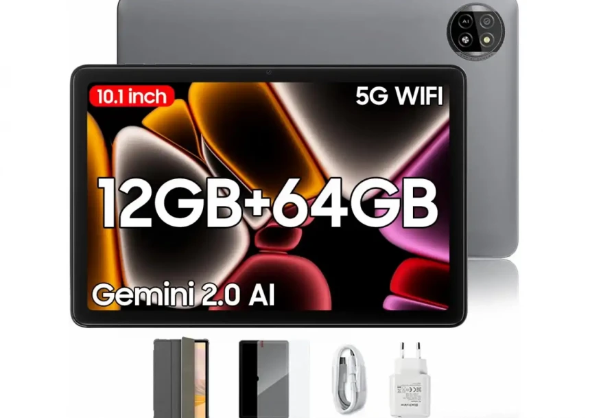 Tablet 10.1 Blackview Tab 20 Wifi 800x1280 HD+ IPS/4GB/64GB/5MP-8MP/Android 15/gray
