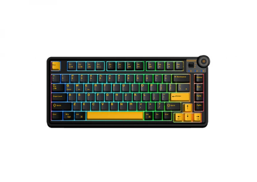 Tastatura AULA AU75 mehanicka Black/Oran...