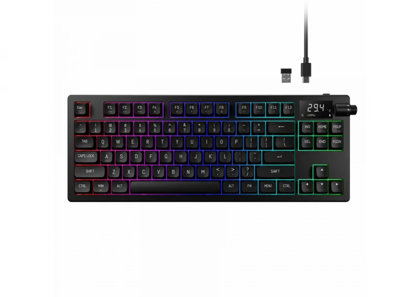 Tastatura Gamdias Hermes M7 Hybrid Mehan...