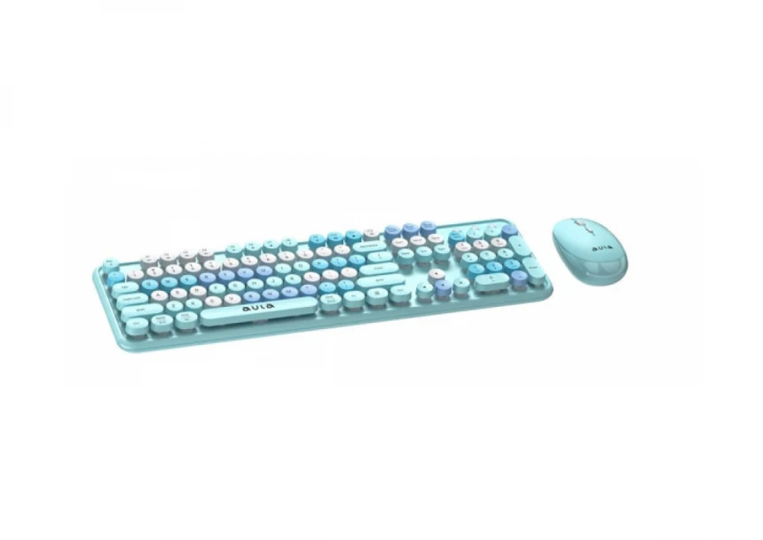 Tastatura i mis Aula AC306 Blue combo, bezicna 2.4G 