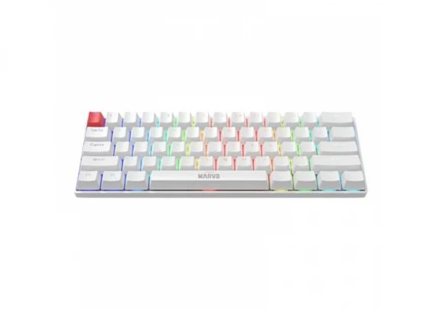 Tastatura Marvo Saber 61 KG933G USB mehanička bela