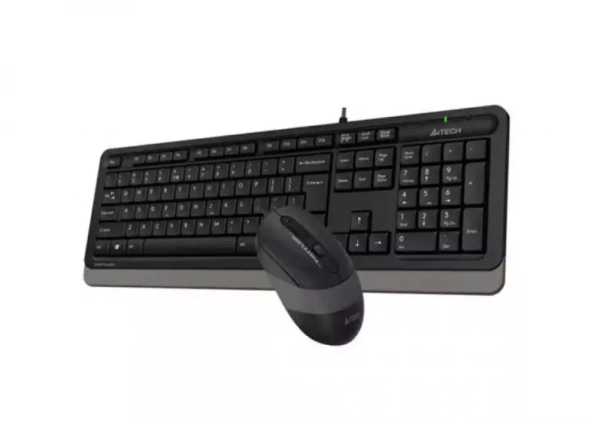 Tastatura + miš A4 Tech F1010, crno siva