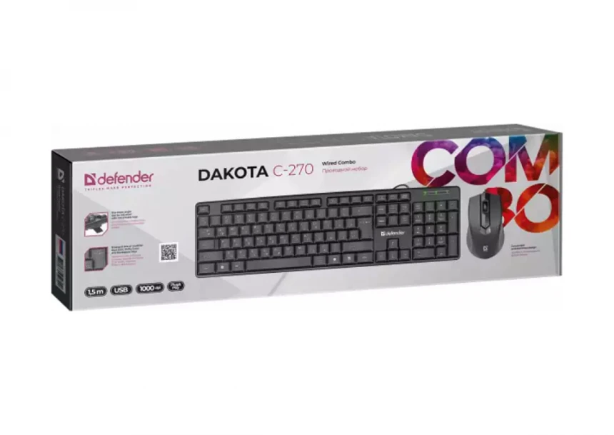 Tastatura + miš Defender Dakota C-270 YU