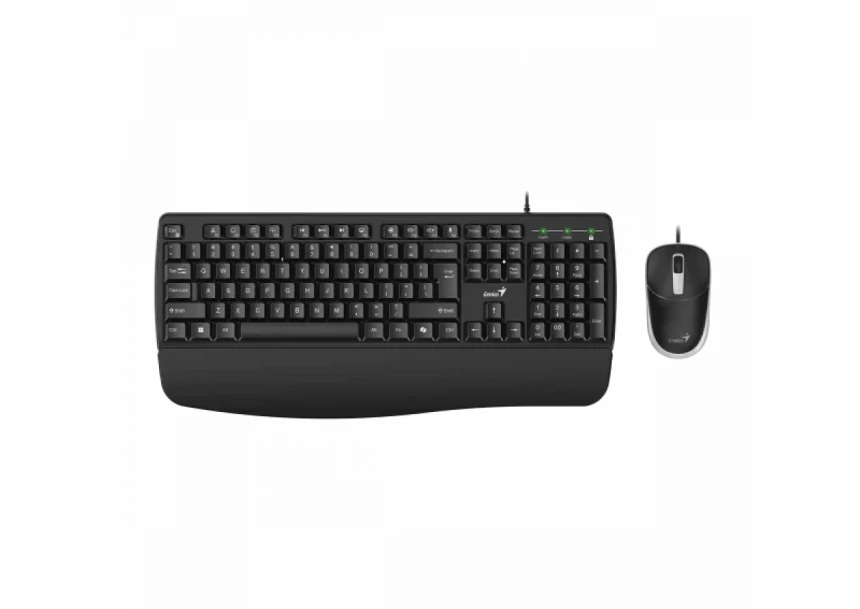 Tastatura + miš Genius KM-123 USB US crn...
