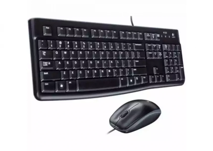 Tastatura + miš Logitech Deluxe MK120 US, crna