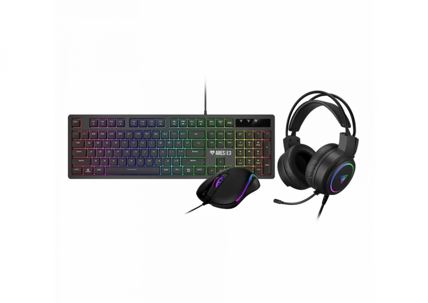 Tastatura + miš + Slušalice Gamdias Pose...