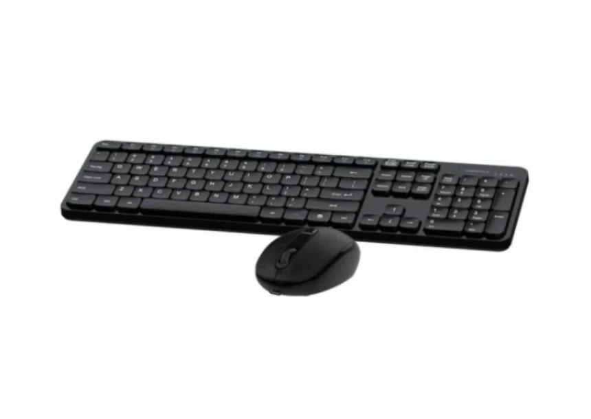 Tastatura + miš Wireless VolkanoX Garnet VKX-20008-BK, US crna