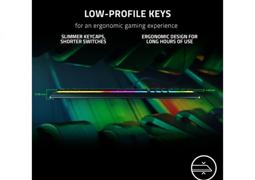 Tastatura Razer Ornata V3 Black RZ03-04460100-R3M1