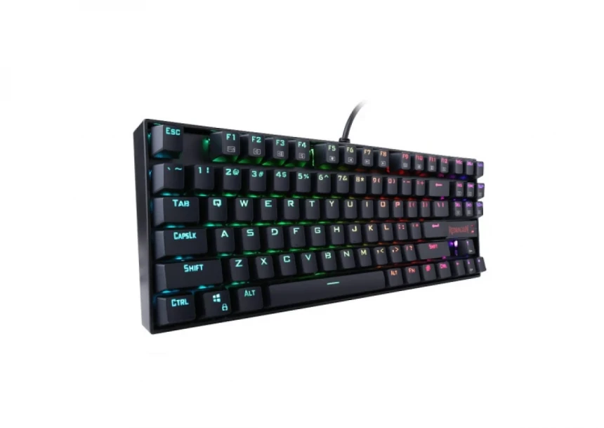 Tastatura Redragon Kumara K552RGB-1 mehanička, crveni sičevi bela