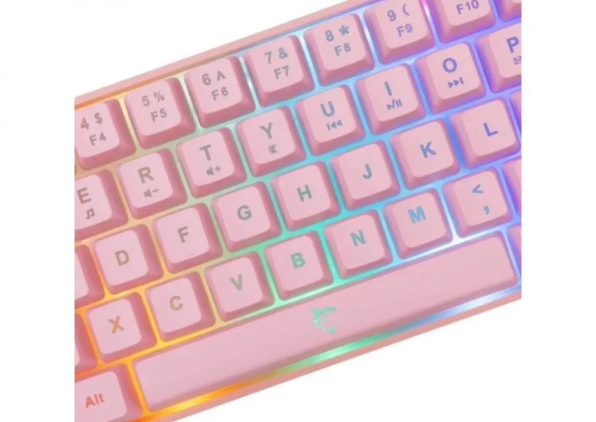 Tastatura White Shark GK 2201 Ronin US pink